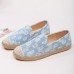 Women Comfy Denim Ripped Design Espadrilles Flats Loafers