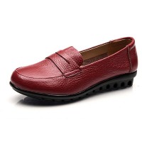 New Women Soft Casual Comfortable Flats Loafers Slip-On Fashion Round Toe Flats Shoes