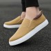 Fashion Big Size Low Top Men Casual Daily Wear Shoes Blank Slip On Canvas Shoes