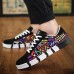 New Arrival Spring and Summer Fashion Personality Printed Breathable Casual Canvas Skate Shoes