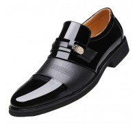 Summer Leather Shoes Slip On Formal Casual Business Shoes Men Dress Shoes