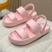 Wholesale Unisex men and women double straps EVA light weight sandale femme other sandals for male