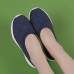 Women Casual Comfortable Knitted Lightweight Soft Sole Slip-on Sneakers