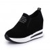 Women Casual Shoes Thick Bottom Hidden Heel Sneakers