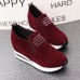 Women Casual Shoes Thick Bottom Hidden Heel Sneakers