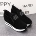 Women Casual Shoes Thick Bottom Hidden Heel Sneakers