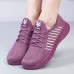 Women Breathable Mesh Comfort Lightweight Lace Up Casual Shoes