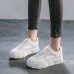 Women Lace Up Front Slip Resistant Casual Chunky Sneakers